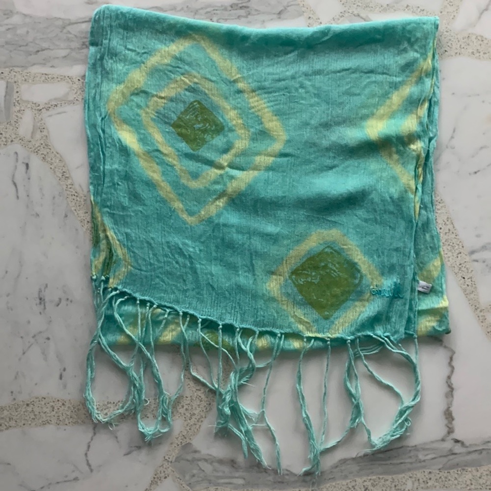 O’Neill Fringed Turquoise Scarf